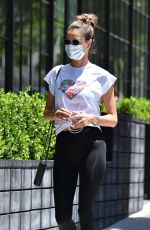 ALESSANDRA AMBROSIO Leaves a Gym in Brentwood 06/15/2020