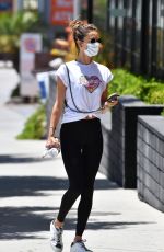 ALESSANDRA AMBROSIO Leaves a Gym in Brentwood 06/15/2020