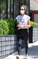 ALESSANDRA AMBROSIO Leaves a Gym in Brentwood 06/15/2020