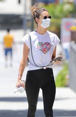 ALESSANDRA AMBROSIO Leaves a Gym in Brentwood 06/15/2020