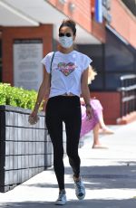 ALESSANDRA AMBROSIO Leaves a Gym in Brentwood 06/15/2020