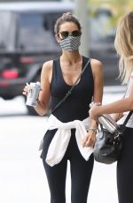 ALESSANDRA AMBROSIO Leaves a Gym in Brentwood 06/17/2020