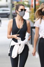ALESSANDRA AMBROSIO Leaves a Gym in Brentwood 06/17/2020