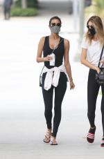 ALESSANDRA AMBROSIO Leaves a Gym in Brentwood 06/17/2020