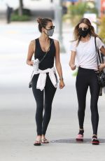 ALESSANDRA AMBROSIO Leaves a Gym in Brentwood 06/17/2020