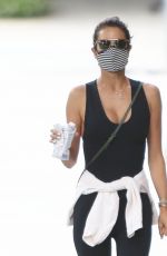 ALESSANDRA AMBROSIO Leaves a Gym in Brentwood 06/17/2020