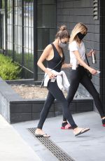 ALESSANDRA AMBROSIO Leaves a Gym in Brentwood 06/17/2020
