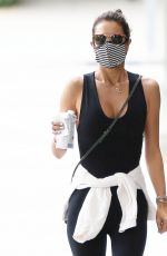 ALESSANDRA AMBROSIO Leaves a Gym in Brentwood 06/17/2020