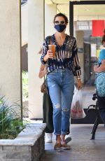 ALESSANDRA AMBROSIO Leaves a Spa in Los Angeles 06/16/2020
