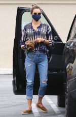 ALESSANDRA AMBROSIO Leaves a Spa in Los Angeles 06/16/2020