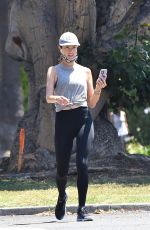 ALESSANDRA AMBROSIO Out Jogging in Brentwood 06/03/2020