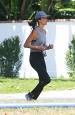 ALESSANDRA AMBROSIO Out Jogging in Brentwood 06/03/2020