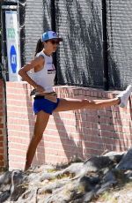 ALESSANDRA AMBROSIO Out Jogging in Brentwood 06/11/2020