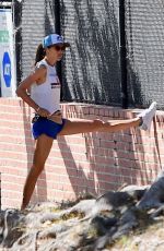 ALESSANDRA AMBROSIO Out Jogging in Brentwood 06/11/2020