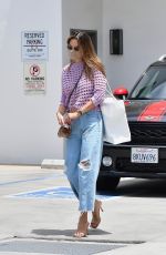 ALESSANDRA AMBROSIO Out Shopping in Brentwood 06/23/2020