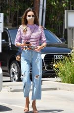 ALESSANDRA AMBROSIO Out Shopping in Brentwood 06/23/2020