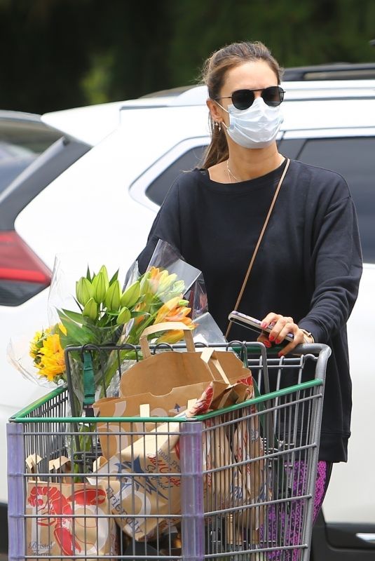 ALESSANDRA AMBROSIO Out Shopping in Los Angeles 06/20/2020