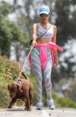 ALESSANDRA AMBROSIO Out with Her Dog in Pacific Palisades 06/02/2020