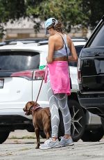 ALESSANDRA AMBROSIO Out with Her Dog in Pacific Palisades 06/02/2020