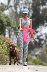 ALESSANDRA AMBROSIO Out with Her Dog in Pacific Palisades 06/02/2020