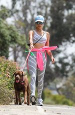 ALESSANDRA AMBROSIO Out with Her Dog in Pacific Palisades 06/02/2020