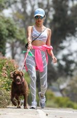 ALESSANDRA AMBROSIO Out with Her Dog in Pacific Palisades 06/02/2020