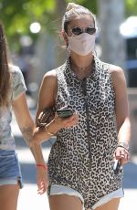 ALESSANDRA AMBROSIO Wearing a Mask Out in Los Angeles 06/11/2020