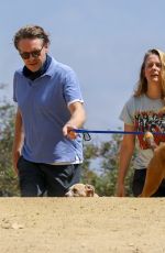 ALICIA SILVERSTON Out with Her Dog in Los Angeles 06/03/2020