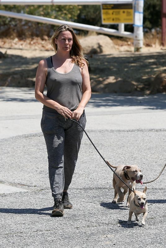 ALICIA SILVERSTONE Out Hiking with Her Dogs in Los Angeles 06/26/2020