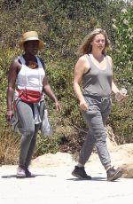 ALICIA SILVERSTONE Out Hiking with Her Dogs in Los Angeles 06/26/2020