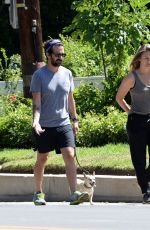 ALICIA SILVERSTONE Out Walks Her Dog in Los Angeles 06/14/2020