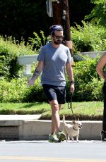 ALICIA SILVERSTONE Out Walks Her Dog in Los Angeles 06/14/2020