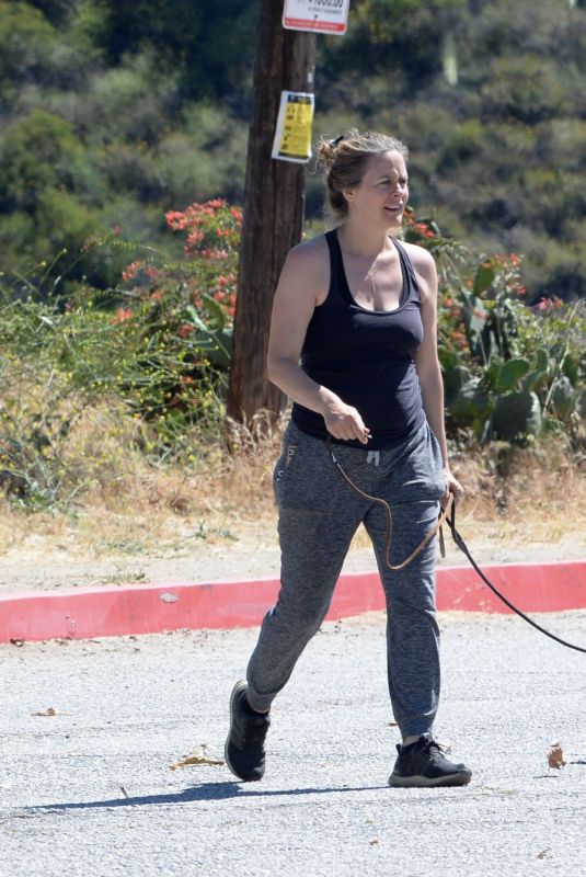 ALICIA SILVERSTONE Out with Her Dogs in Los Angeles 06/07/2020