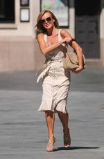 AMANDA HOLDEN Arrives at Global Radio in London 06/25/2020