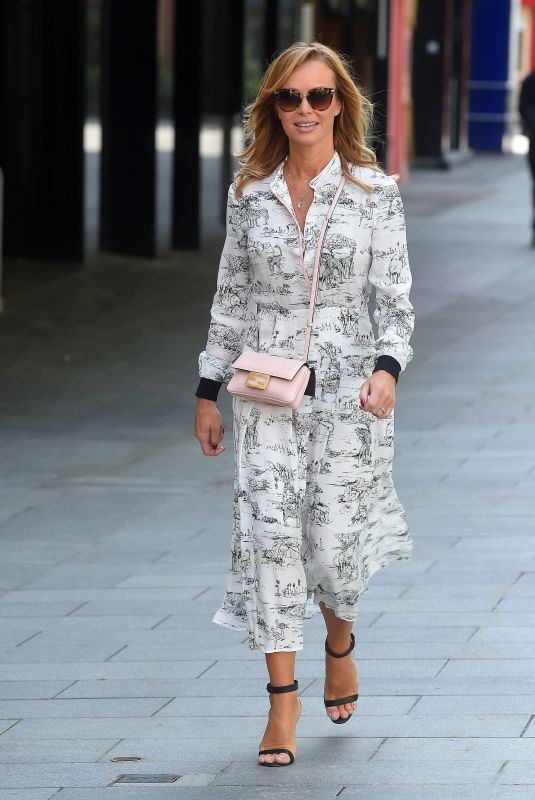 AMANDA HOLDEN Arrives at Global Studios in London 06/09/2020