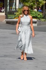 AMANDA HOLDEN Arrives at Heart Radio in London 06/23/2020