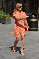 AMANDA HOLDEN in a Mini Dress Leaves Heart Radio in London 06/24/2020