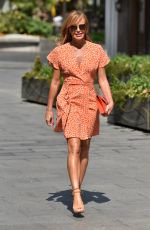 AMANDA HOLDEN in a Mini Dress Leaves Heart Radio in London 06/24/2020