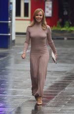 AMANDA HOLDEN Leaves Global Studios in London 06/10/2020