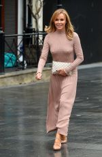 AMANDA HOLDEN Leaves Global Studios in London 06/10/2020
