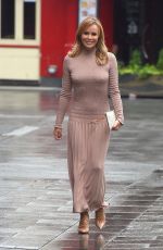 AMANDA HOLDEN Leaves Global Studios in London 06/10/2020