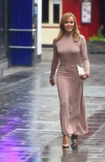 AMANDA HOLDEN Leaves Global Studios in London 06/10/2020