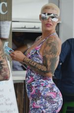 AMBER ROSE in Tights Out in Los Angeles 06/20/2020