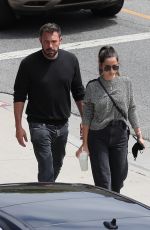 ANA DE ARMAS and Ben Affleck at Brentwood Country Mart 06/20/2020