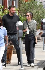 ANA DE ARMAS and Ben Affleck at Brentwood Country Mart 06/20/2020