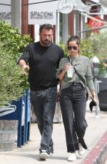 ANA DE ARMAS and Ben Affleck at Brentwood Country Mart 06/20/2020