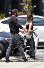 ANA DE ARMAS and Ben Affleck at Brentwood Country Mart 06/20/2020