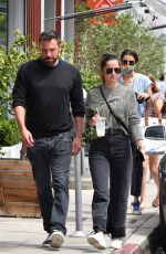 ANA DE ARMAS and Ben Affleck at Brentwood Country Mart 06/20/2020