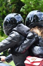 ANA DE ARMAS and Ben Affleck on His Motorcycle Out in Los Angeles 06/02/2020