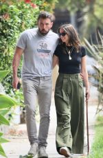 ANA DE ARMAS and Ben Affleck Out with Their Dog in Venice Beach 06/22/2020